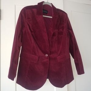 Eloquii Velvet Blazer
